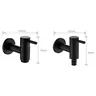 Robinet jardin extérieur étendu laiton noir mat mural… – vue 6
