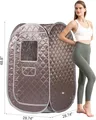 Tente sauna portable montage rapide cabine spa vapeur… – vue 5