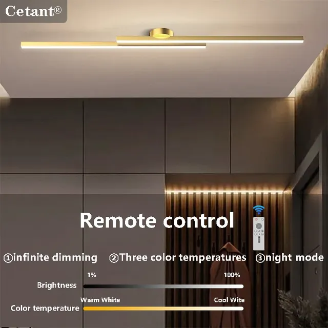 Plafonnier LED intelligent avec télécommande