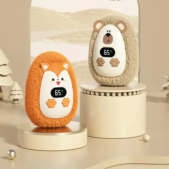 Chauffe-mains en peluche pratique 3 réglages de… – vue 3