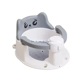 Siège bain bébé antidérapant ventouses puissantes base large dossier…