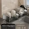 Égouttoir vaisselle inox chromé contemporain épuré gain… – vue 6
