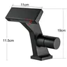 Robinet de salle de bains cascade en laiton gris pistolet – vue 6