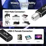 Adaptateur USB B vers Type C – vue 5