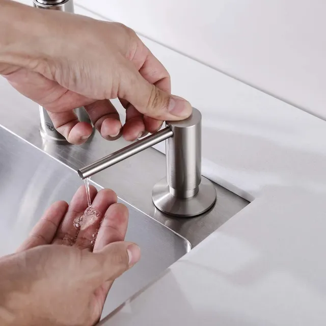 Distributeur de savon liquide en dégradbrossé avec pompe… – vue 5