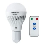 Intelligent 7W E27 B22 LED 220V ampoule rechargeable dimmable d&rsquo;urgence LED ampoule Camping sans fil pour télécommande infrarouge à domicile