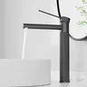 Robinet de lavabo noir – vue 4