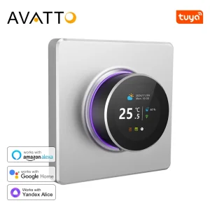 AVATTO Tuya WiFi bouton intelligent Thermostat chauffage électrique eau gaz chaudière régulateur de température intelligent pour Alexa Google Home