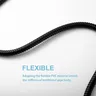 Tuyau douche flexible inoxydable 1m5 2m finitions… – vue 3