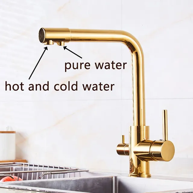 Évier cuisine inox SUS304 doré rectangulaire simple… – vue 7