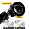 Siphon bouteille laiton massif bronze huilé noir vasque… – vue 3