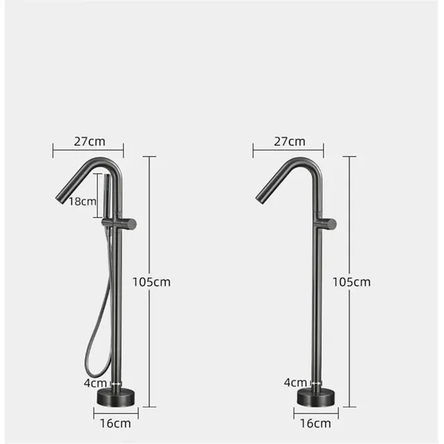 Mitigeur baignoire autoportant colonne monocommande… – vue 2