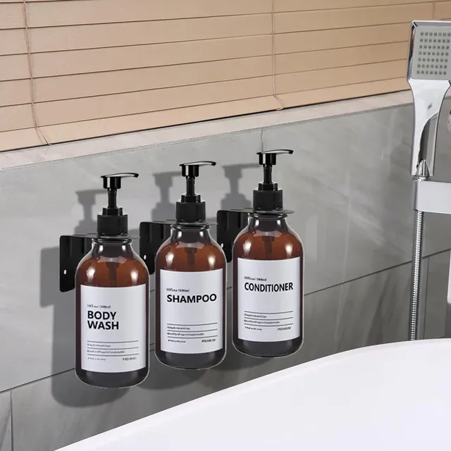 Distributeur de savon mural marron – vue 3