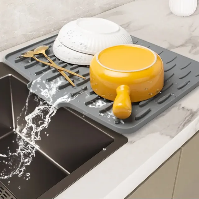 Tapis de vidange pour évier de cuisine et comptoir en… – vue 3