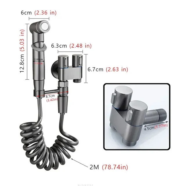Kit de robinets de Bidet de toilette à main – vue 6