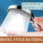 Pommeau de douche haute pression à 3 vitesses avec grand panneau, ensemble combiné de pomme de douche universelle Super puissante pour salle de bain