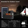 Kit générateur de panneaux solaires avec 3 ampoules LED – vue 6