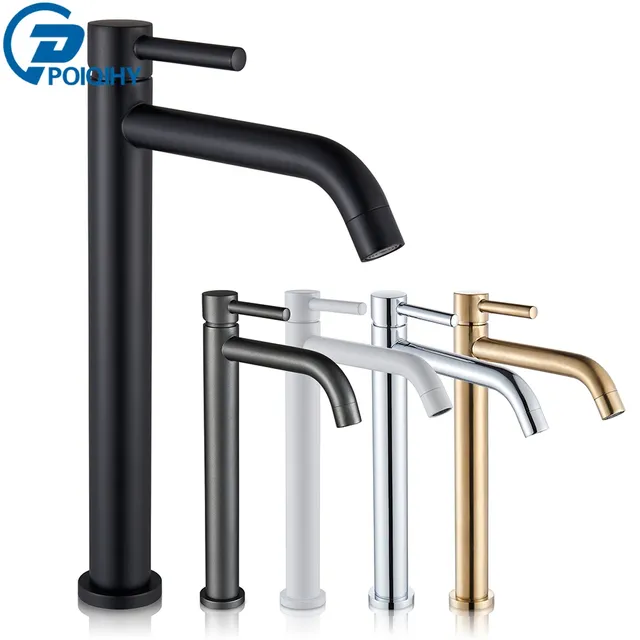 Robinet de lavabo noir – vue 2