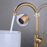 Robinet de baignoire autoportant en laiton mitigeur… – vue 4