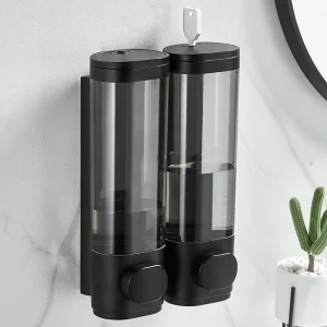 Distributeur mural de liquide Regina, presse à main pour HODish, bouteille de gel douche et de shampoing, 300 ml, 600ml Distributeur mural de liquide Regina, presse à main pour HODish, bouteille de gel douche et de shampoing, 300 ml, 600ml