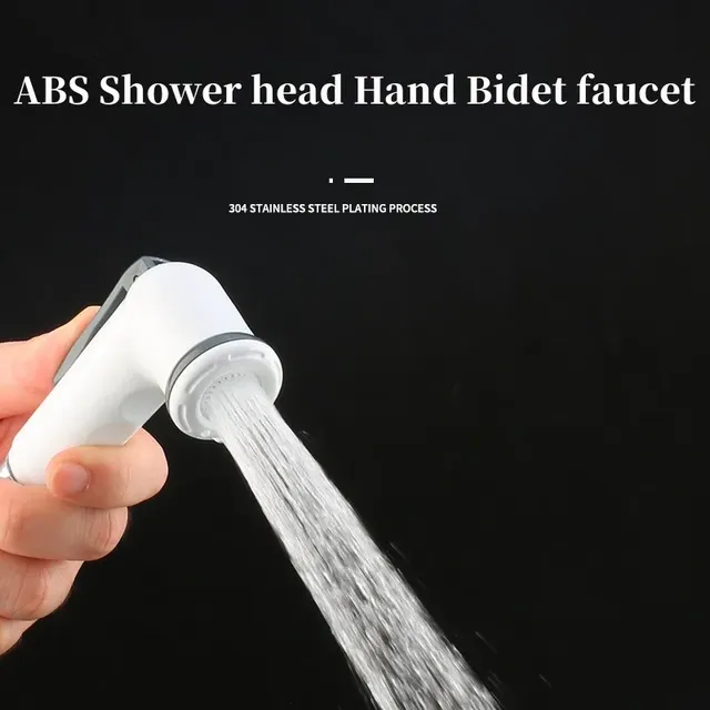 Pulvérisateur bidet main hygiénique ABS blanc pistolet… – vue 2