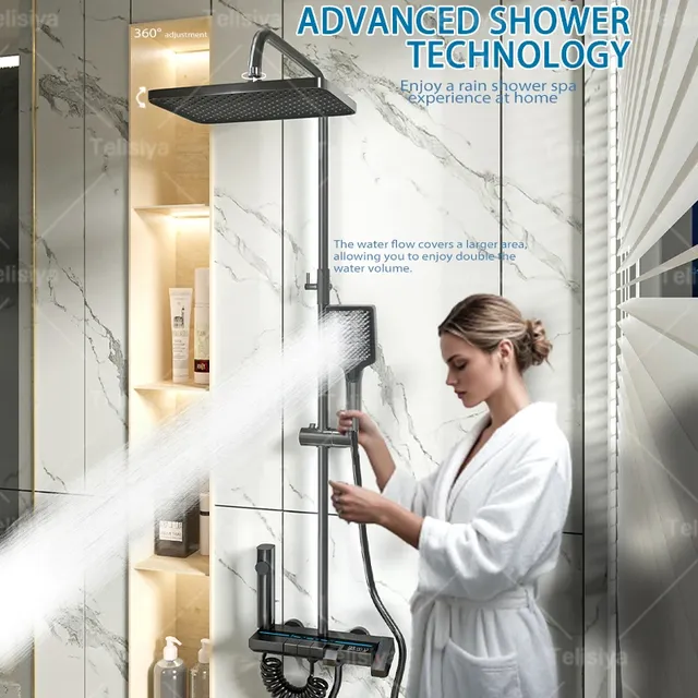 Ensembles de système de douche de salle de bains – vue 2