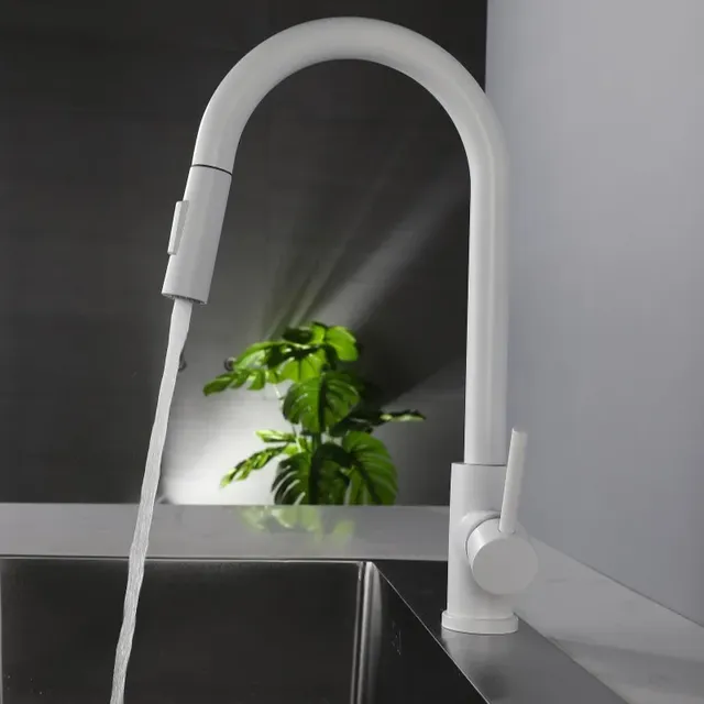 Robinet mitigeur évier cuisine col cygne haut finition… – vue 2