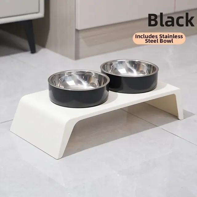 Bols doubles bol d'eau de nourriture pour chat… – vue 2
