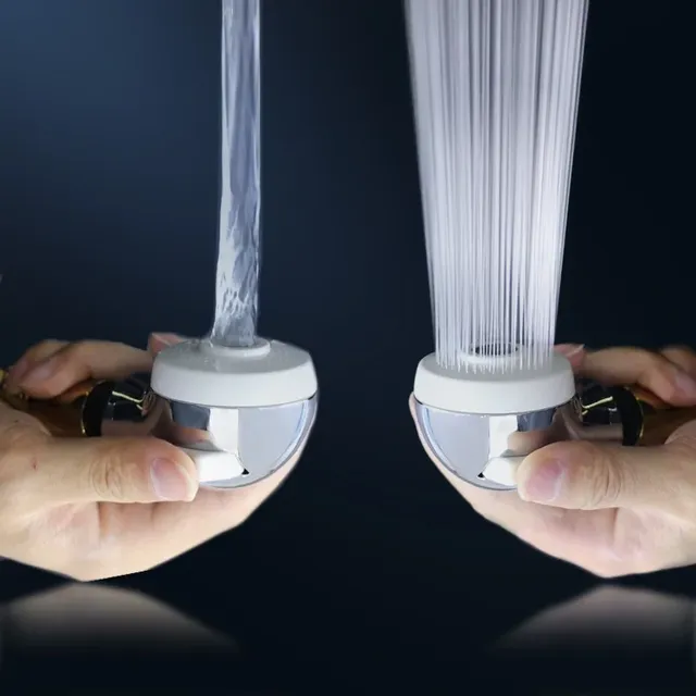 Pommeau douche double distributeur shampoing plastique… – vue 5