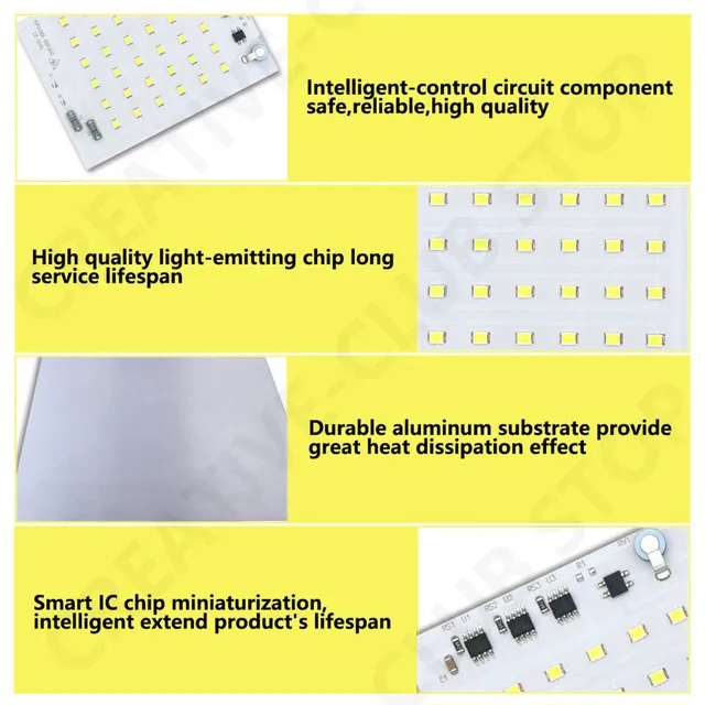 Puces de lampe LED très brillantes – vue 2
