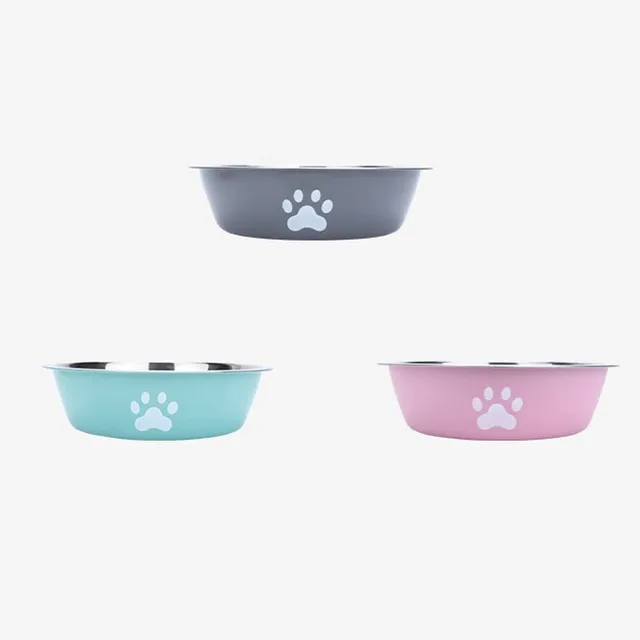 Nouveau bassin pour chien en acier inoxydable imprimé… – vue 5