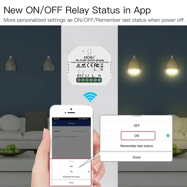 Module de variateur de lumière intelligent WiFi/Module… – vue 4