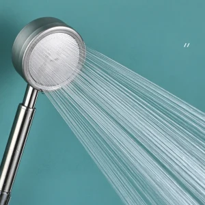 Pommeau de douche à main en acier inoxydable SUS 304, salle de bains, buse de pulvérisation à économie d&rsquo;eau haute pression, pomme de douche à pluie suralimentée