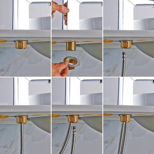 Robinet de bain de lavabo de luxe – vue 5
