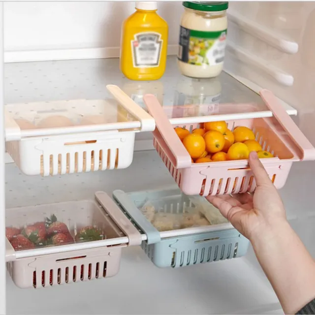 Panier rangement réfrigérateur extensible coulissant… – vue 2