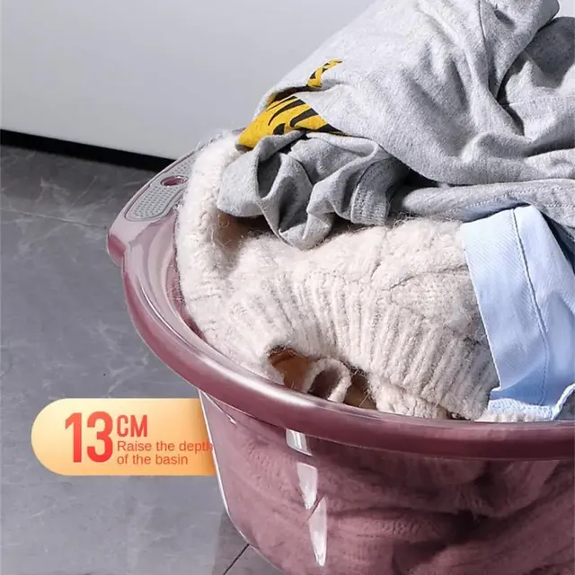 Bassine Plastique Translucide Antidérapante Épaissie… – vue 2