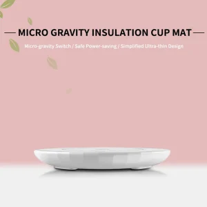 A01V-chauffe-tasse à café et chauffe-tasse pour bureau, chauffe-boisson 18W, tapis chauffant pour tasses, chauffe-thé électrique, prise ue