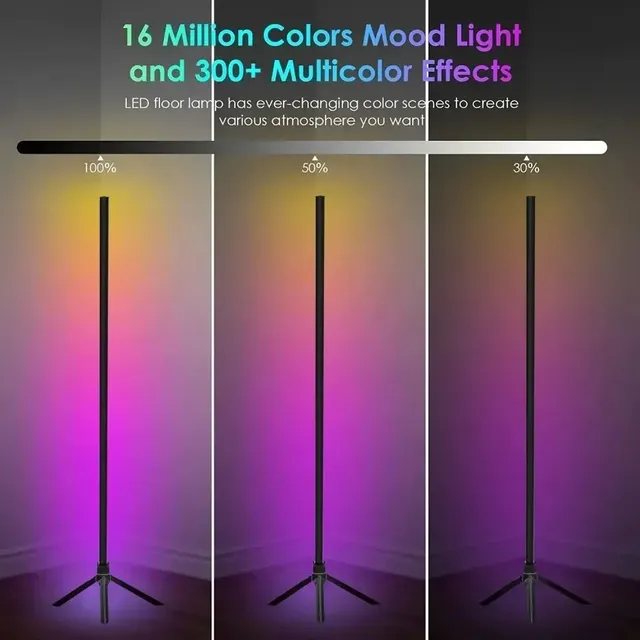 Éclairage Rgb lampe lumineuse sur pied photographique… – vue 2