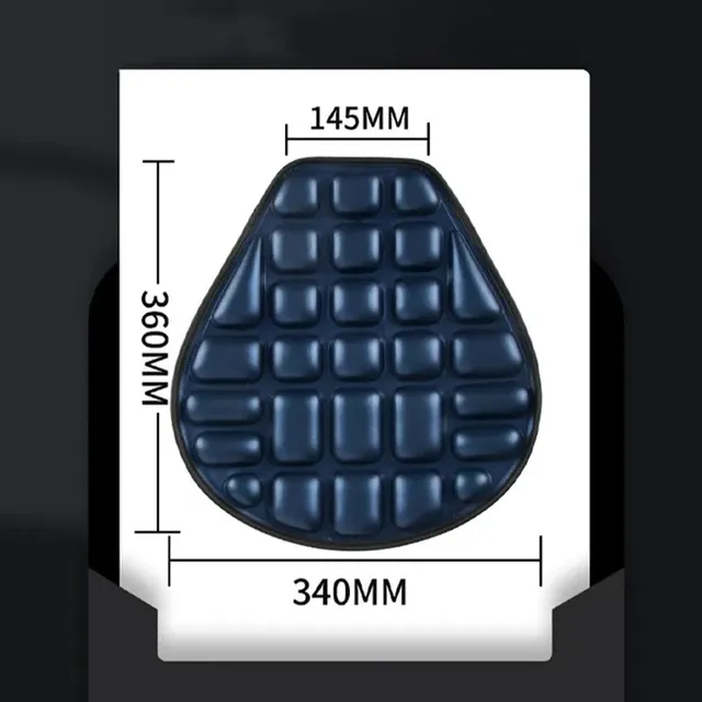 SEAMETAL coussin de siège de moto mousse noire doux… – vue 2