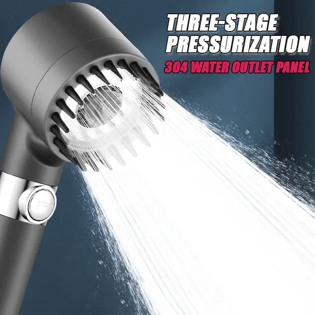 Pommeau de douche noir – vue 6