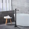 Lavabo sur pied autoportant en cuivre noir – vue 4