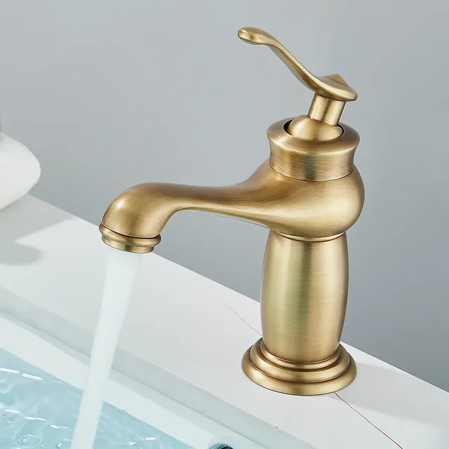 Mitigeur lavabo monocommande monotrou vasque antique… – vue 3