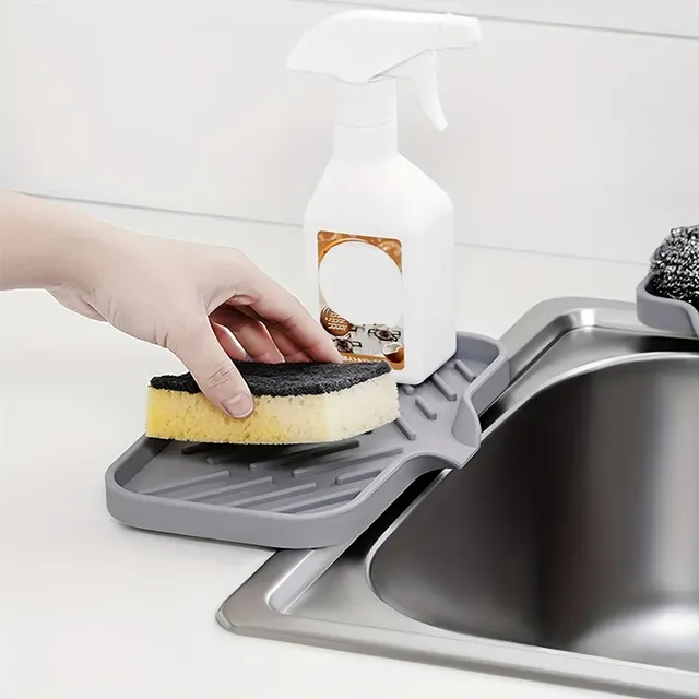 Plateau d'évier en Silicone avec vidange – vue 5