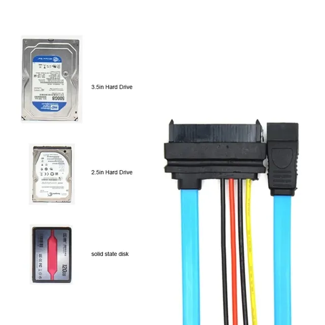AS câble adaptateur SAS vers SATA 29 broches Famale 4… – vue 3