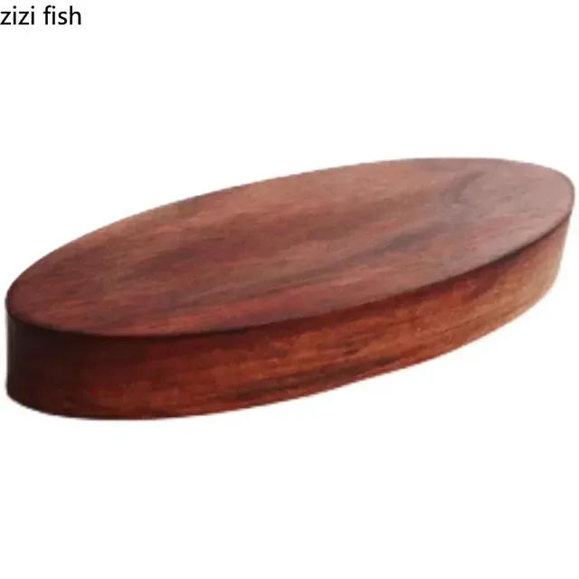Assiette ovale en bois de noyer Dim Sum – vue 6