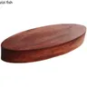 Assiette ovale en bois de noyer Dim Sum – vue 6