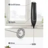 Mousseur lait portable batterie électrique fouet acier… – vue 1