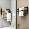 Porte-serviettes de salle de bain 3 couches sans perceuse – vue 2