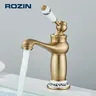 Robinet de lavabo en laiton antique – vue 2