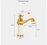 Robinet de lavabo de salle de bains de luxe en or Rose – vue 5